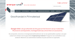 Desktop Screenshot of energie-unie.nl
